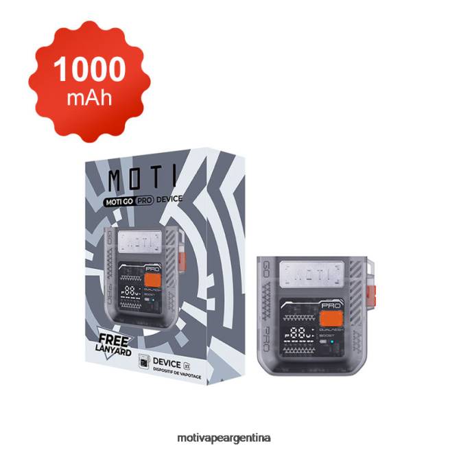 MOTI Go Pro kit de dispositivo 1000mah - sistema de cápsulas desechables 1 PC 464B119 - Moti Vape Buenos Aires