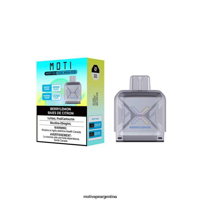 MOTI Go Pro vaina desechable limon rosa 464B87 - Moti Vape For Sale