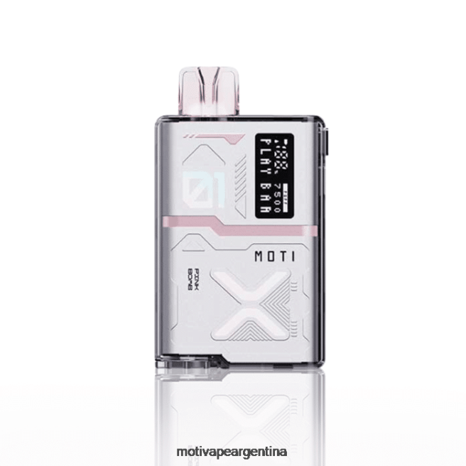 MOTI Play Bar 7500 vaporizadores desechables (5%, 7500 inhalaciones) bomba rosa 464B58 - Moti Vape Argentina