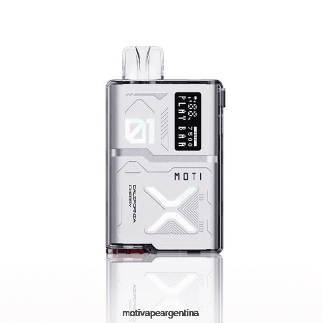 MOTI Play Bar 7500 vaporizadores desechables (5%, 7500 inhalaciones) cereza de california 464B61 - Vaper Moti Precio