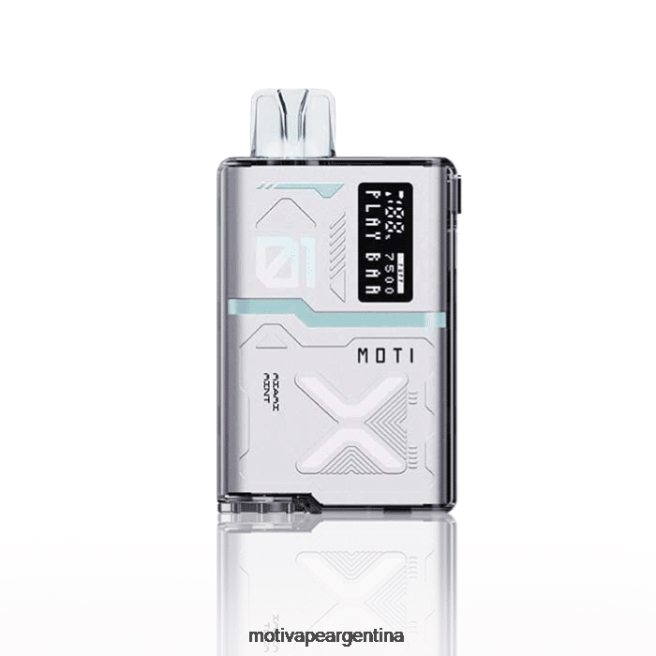 MOTI Play Bar 7500 vaporizadores desechables (5%, 7500 inhalaciones) menta de miami 464B59 - Moti Vape Buenos Aires