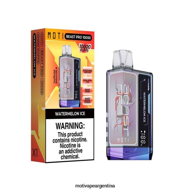 MOTI Beast Pro vaporizador desechable (5%, 10000 inhalaciones) hielo de sandia 464B52 - Moti Vape Amazon
