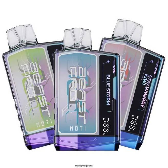 MOTI Beast Pro vaporizador desechable (5%, 10000 inhalaciones) hielo de uva 464B45 - Moti Vape Near Me