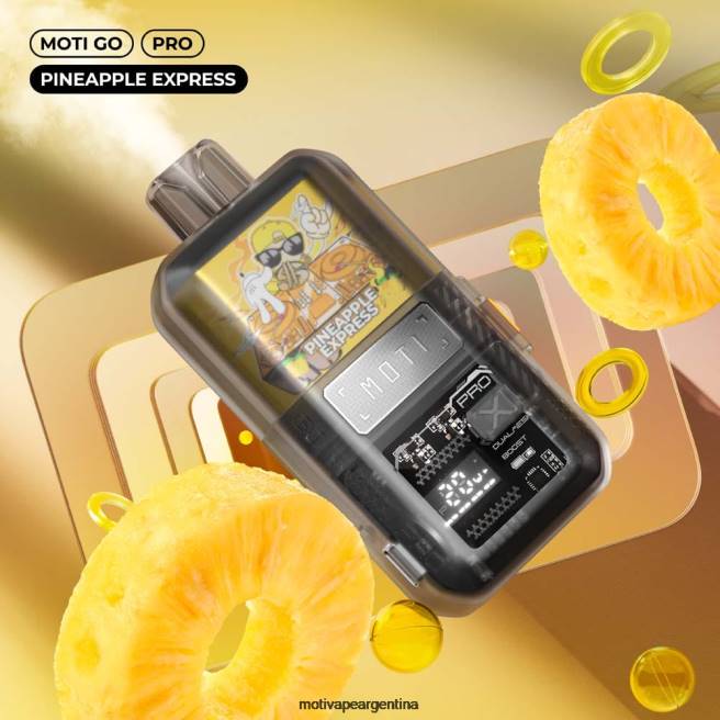 MOTI Go Pro vaporizador desechable (5%, 12000 inhalaciones) Piña rápida 464B17 - Moti Vape For Sale
