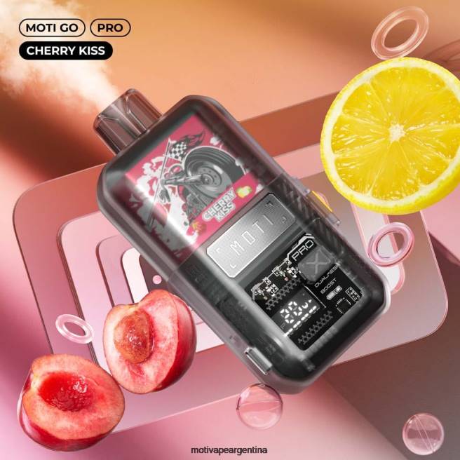 MOTI Go Pro vaporizador desechable (5%, 12000 inhalaciones) beso de cereza 464B15 - Moti Vape Near Me