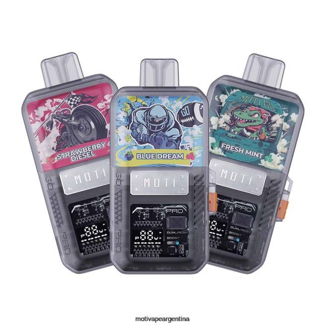 MOTI Go Pro vaporizador desechable (5%, 12000 inhalaciones) chicle de sandía 464B23 - Moti Vape Recargable Argentina