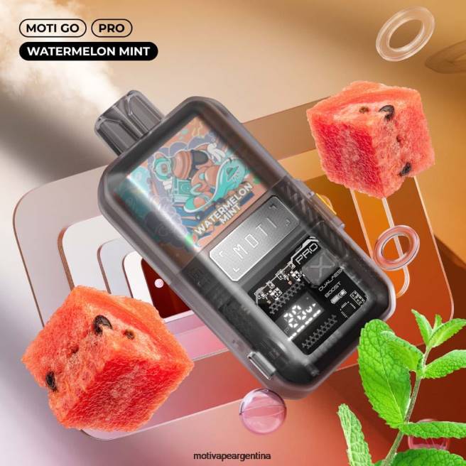 MOTI Go Pro vaporizador desechable (5%, 12000 inhalaciones) sandia menta 464B25 - Moti Vape Near Me