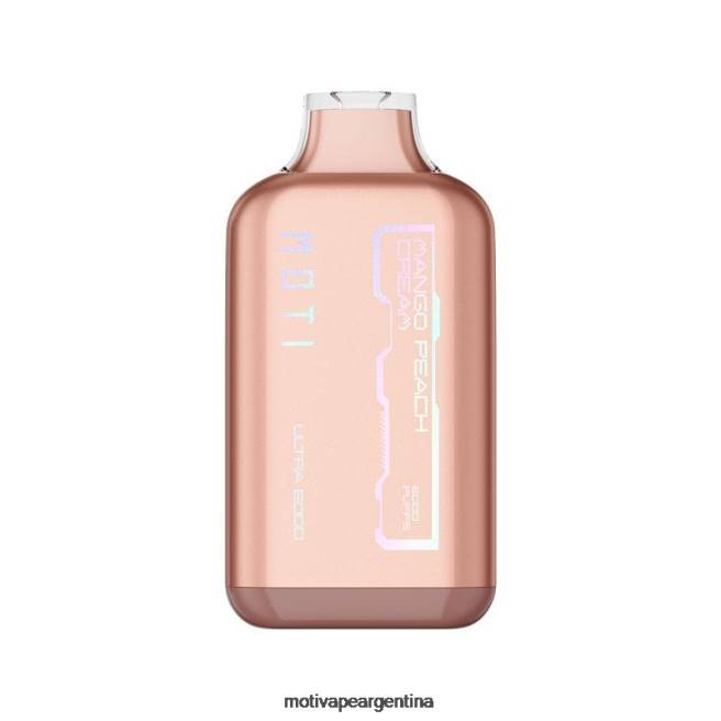 MOTI Ultra vaporizador desechable (5%, 6000 inhalaciones) cereza de plátano 464B26 - Moti Vape Kit Argentina