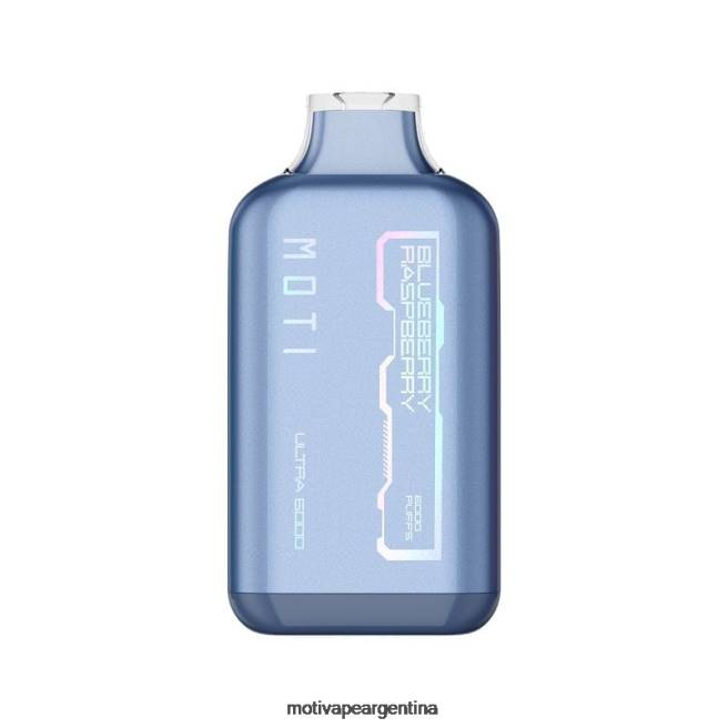 MOTI Ultra vaporizador desechable (5%, 6000 inhalaciones) frambuesa arándano 464B29 - Moti Vape Buenos Aires