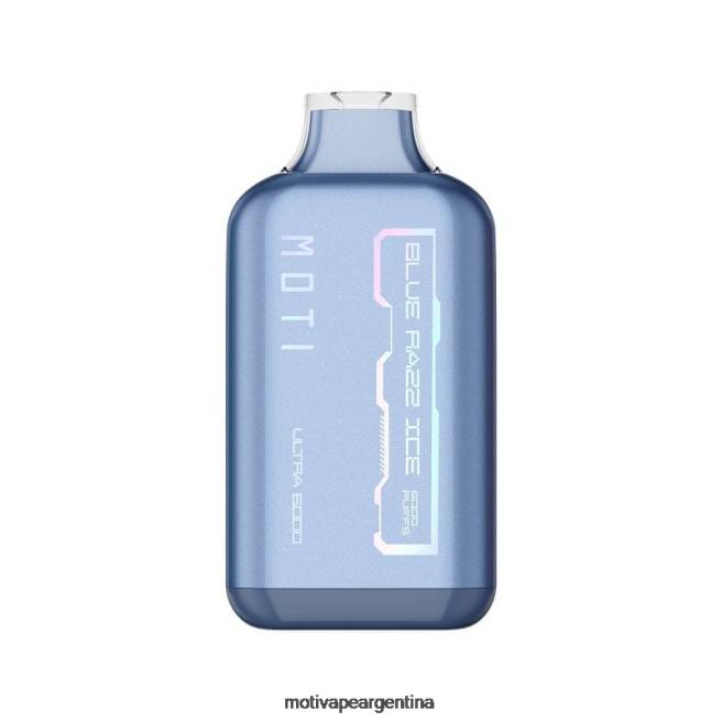 MOTI Ultra vaporizador desechable (5%, 6000 inhalaciones) hielo azul 464B27 - Moti Vape For Sale