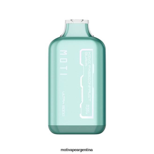 MOTI Ultra vaporizador desechable (5%, 6000 inhalaciones) kiwi maracuyá guayaba 464B34 - Moti Vape Precio